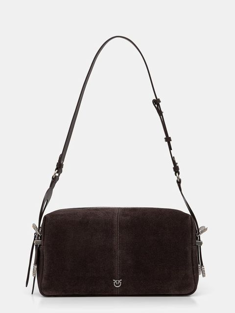 Pinko torebka bagietka damska zamszowa - zdjęcie produktu nr 1