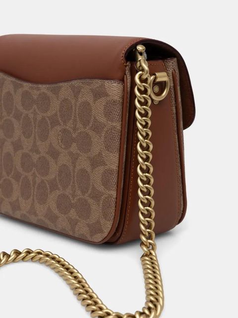 Coach torebka skórzana Cassie 19 kolor brązowy CV436 - zdjęcie produktu nr 2