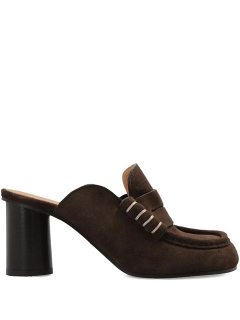 JW Anderson 80mm penny-slot mules - Brown - zdjęcie produktu nr 1