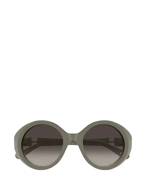 Chloé Eyewear round frame sunglasses - Grey - zdjęcie produktu nr 1