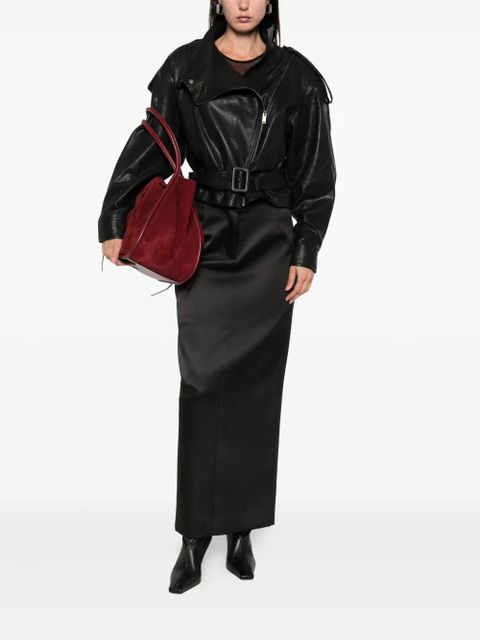 ducie grained leather jacket - Black - zdjęcie produktu nr 2