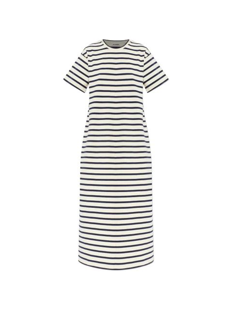Jil Sander striped maxi dress - Neutrals - zdjęcie produktu nr 1