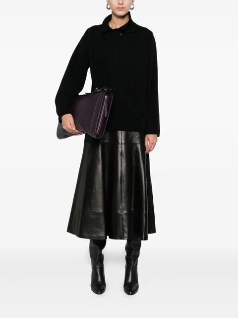 SOLOTRE polo-collar sweater - Black - zdjęcie produktu nr 2