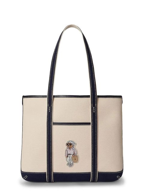 Polo Ralph Lauren torebka tote damska bawełniana - zdjęcie produktu nr 1