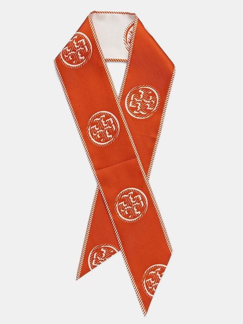 Tory Burch chusta z jedwabiem Medallion - zdjęcie produktu nr 1