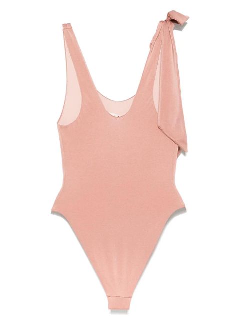 Chloé logo-print swimsuit - Pink - zdjęcie produktu nr 2