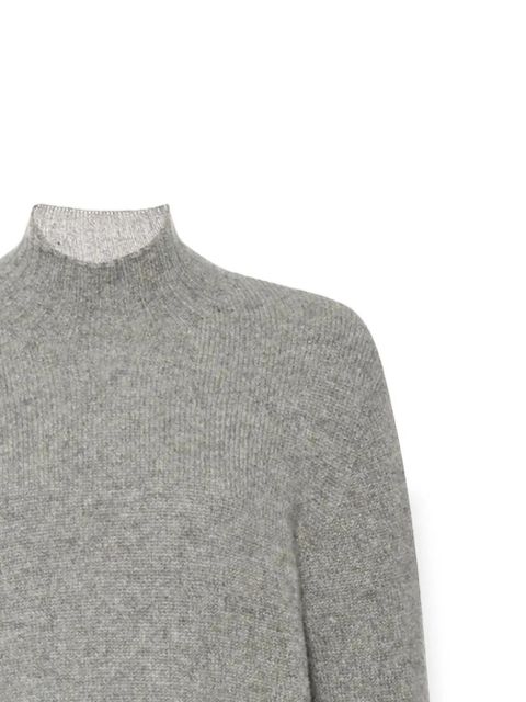 The Row high-neck cashmere knit - Grey - zdjęcie produktu nr 2
