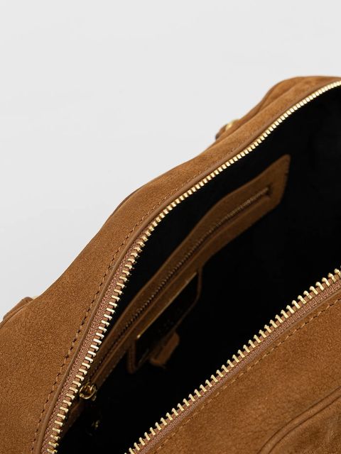 ERMANNO Firenze torebka skórzana kolor brązowy 12402062