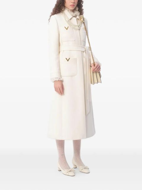 Valentino Garavani Drill double coat - White