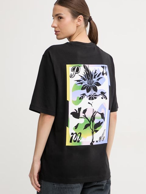 Puma T-shirt damski z bawełną Graphics Psychoflower - zdjęcie produktu nr 1