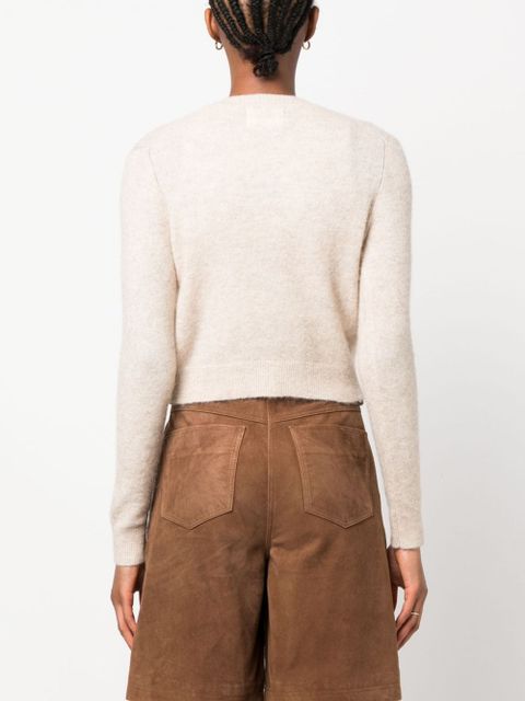 MARANT ÉTOILE Amenita cropped cardigan - Neutrals