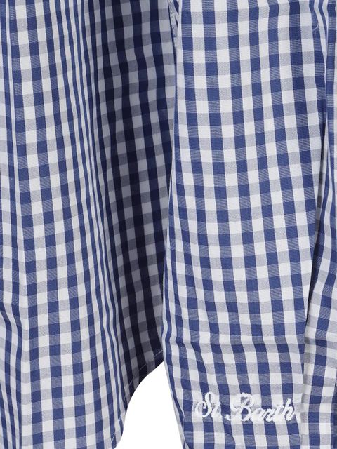 MC2 Saint Barth gingham shirt - Blue
