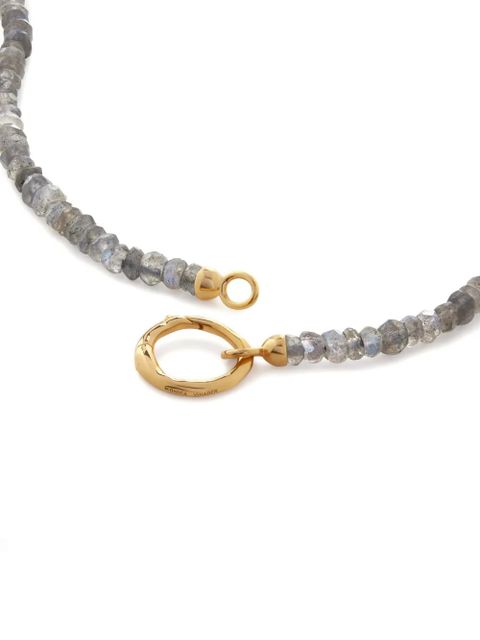 Monica Vinader Capture beaded neckace - Gold - zdjęcie produktu nr 2