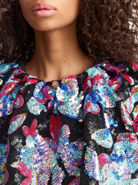 16Arlington Polin sequinned top - Black