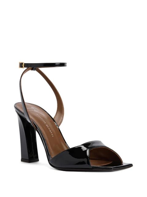 Giuseppe Zanotti Venice square-toe sandals - Black - zdjęcie produktu nr 2