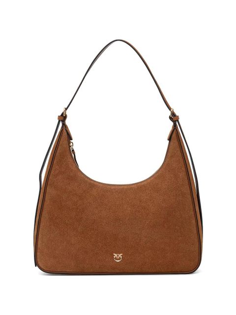 PINKO logo appliqué shoulder bag - Brown - zdjęcie produktu nr 1