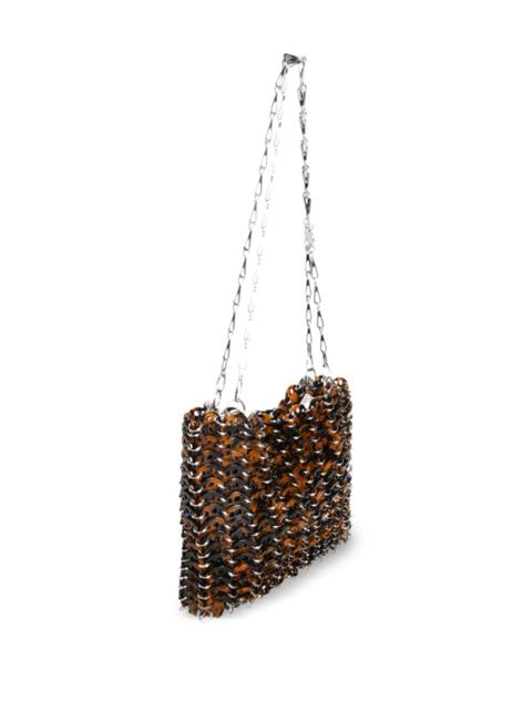 Rabanne acetate shoulder bag - Brown
