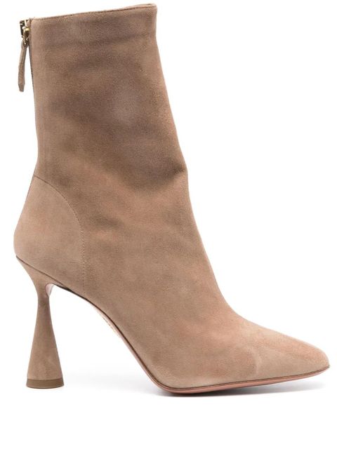 Aquazzura 10mm Amore ankle boots - Neutrals - zdjęcie produktu nr 1