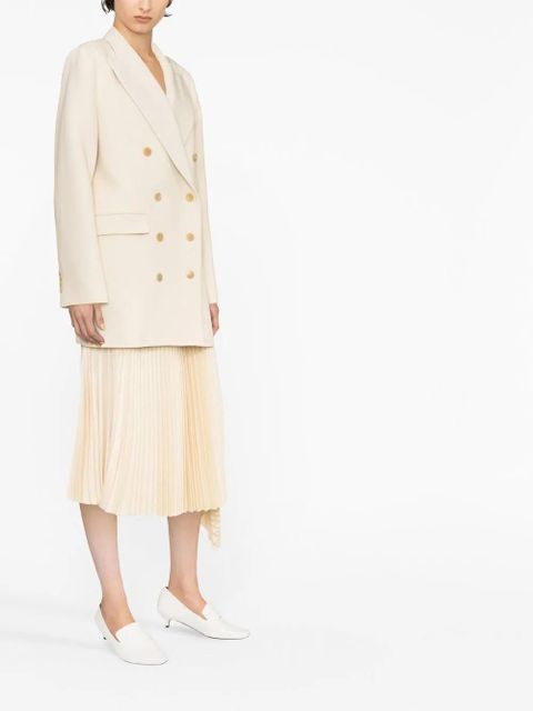 KHAITE The Balton double-breasted blazer - Neutrals