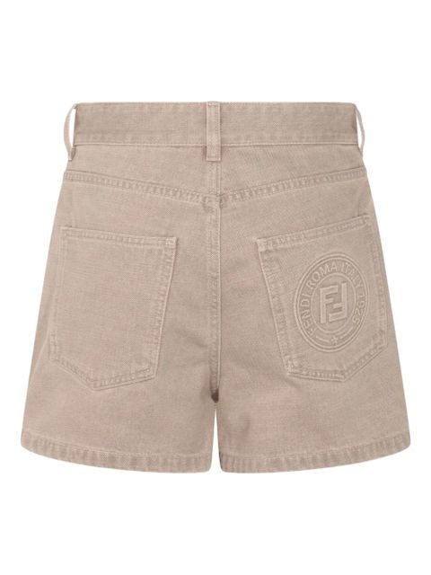 FENDI denim shorts - Neutrals - zdjęcie produktu nr 2