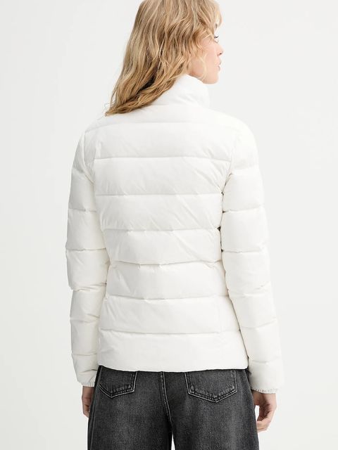 Tommy Jeans kurtka puchowa kolor biały zimowa DW0DW21618