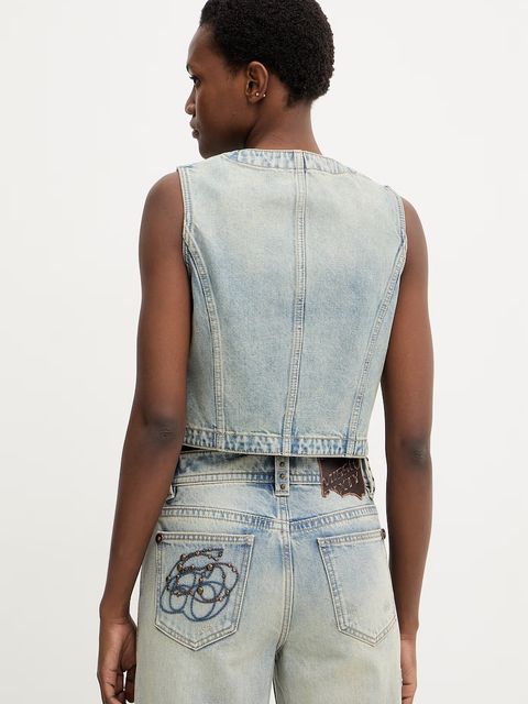 Miss Sixty kamizelka jeansowa - zdjęcie produktu nr 2