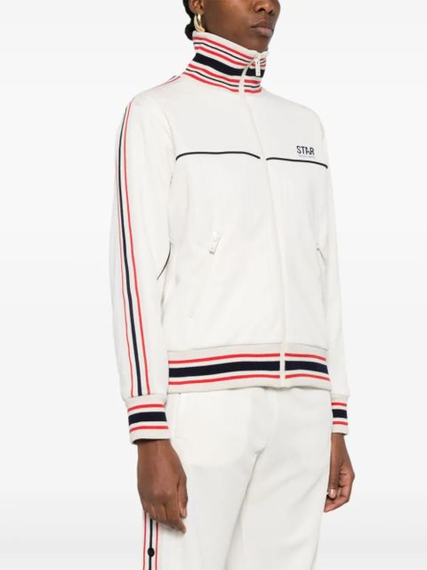 Golden Goose striped-trim jacket - Neutrals