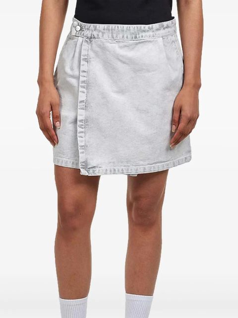Carhartt WIP Emery wrap-front mini skirt - Grey