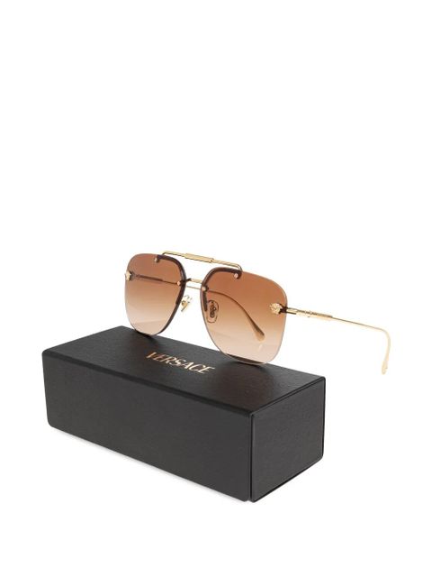 Versace Eyewear Medusa pilot sunglasses - Gold - zdjęcie produktu nr 2