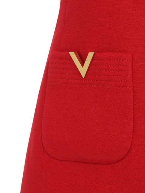 Valentino Garavani Crepe Couture mini dress - Red