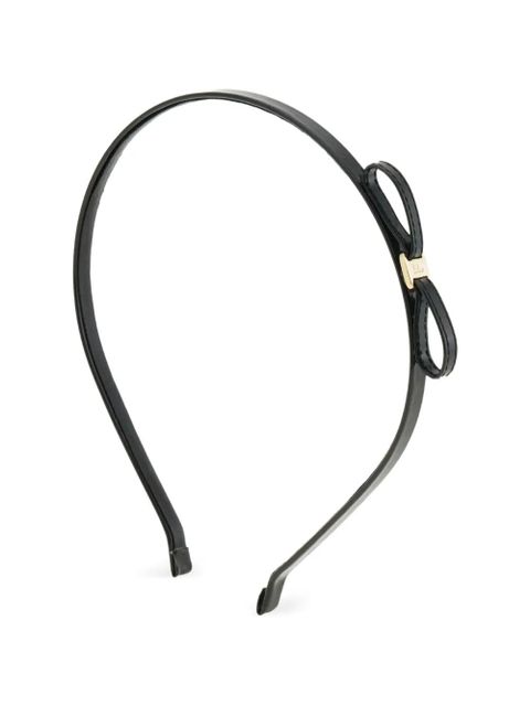 Ferragamo Mini bow headband - Black - zdjęcie produktu nr 1