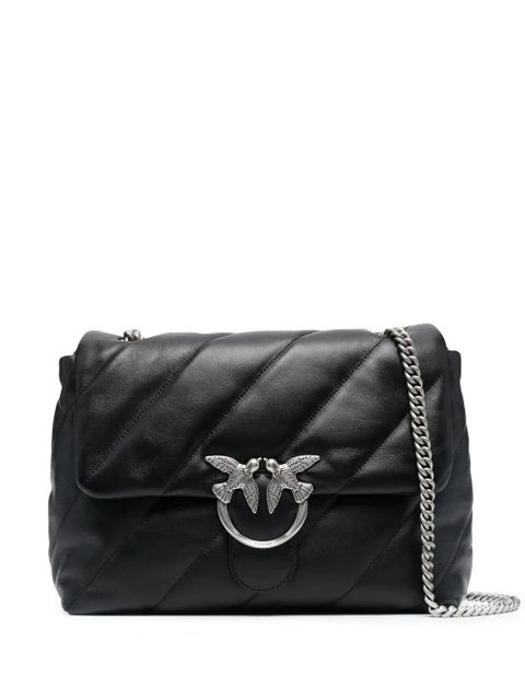 PINKO Love Big Puff leather shoulder bag - Black - zdjęcie produktu nr 1