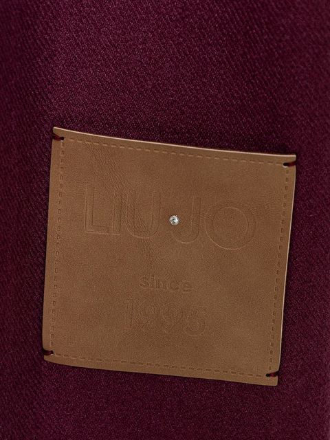 Liu Jo szalik damski kolor fioletowy gładki 2F5048.T0300 - zdjęcie produktu nr 2