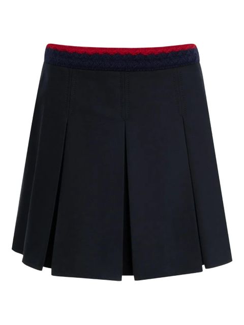 Moncler pleated mini skirt - Blue - zdjęcie produktu nr 1