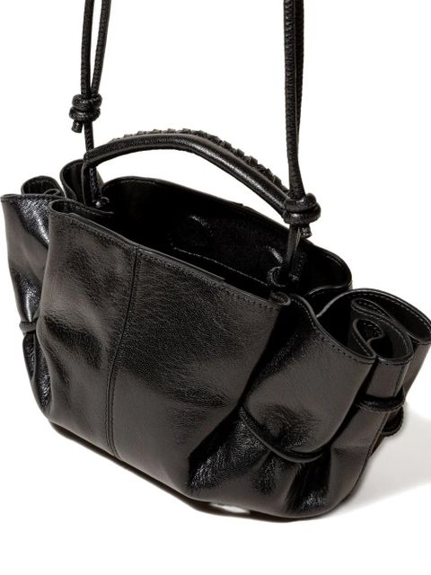 Hereu mini Arta braided crossbody bag - Black