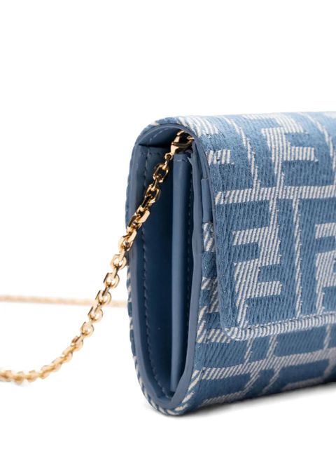 FENDI Baguette continental wallet - Blue