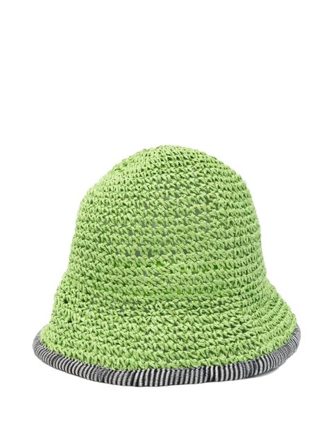 Missoni striped trim bucket hat - Green - zdjęcie produktu nr 1