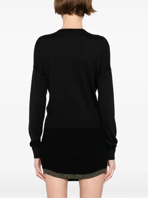 TOM FORD drop-shoulder Tops - Black