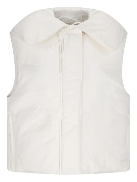 Jil Sander leather gilet - White - zdjęcie produktu nr 1