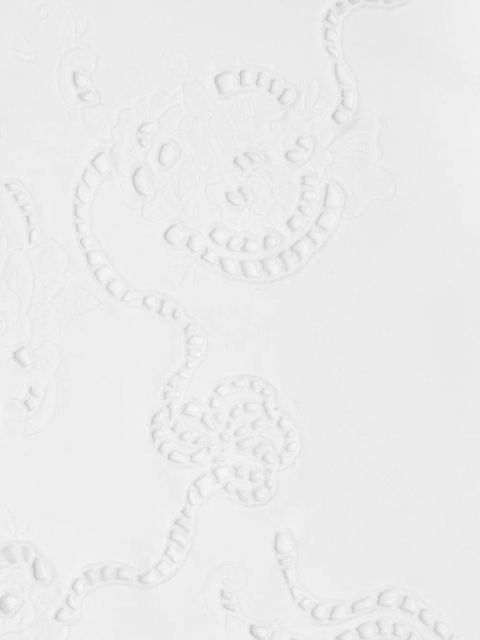 GANNI broderie-anglaise T-shirt - White