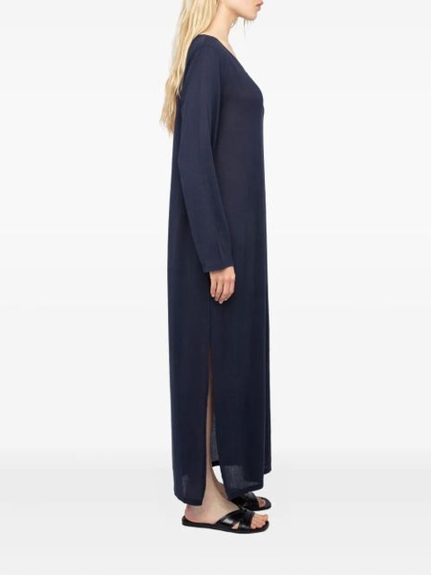 Zadig&Voltaire Delia maxi dress - Blue
