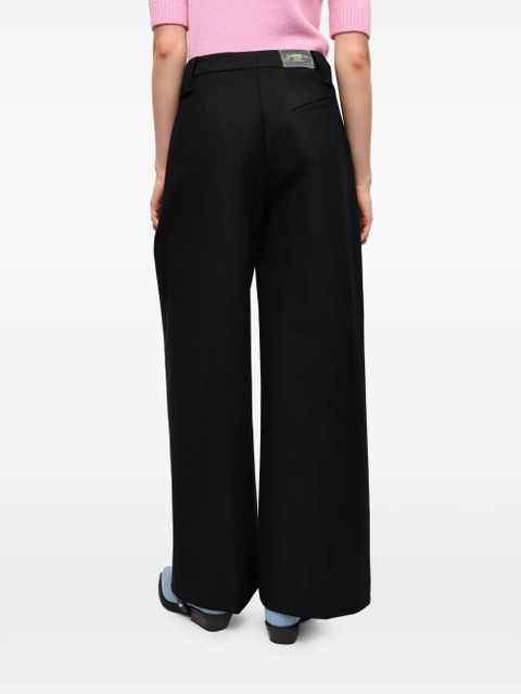 GANNI pleat-detail trousers - Black - zdjęcie produktu nr 2