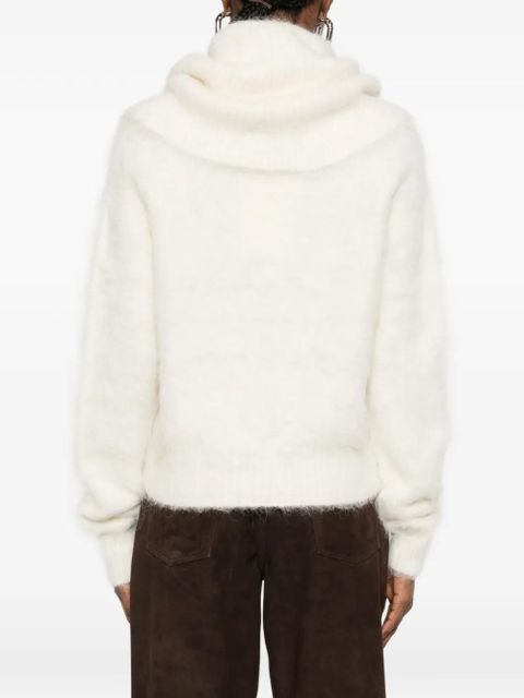 TOTEME funnel-neck sweater - White