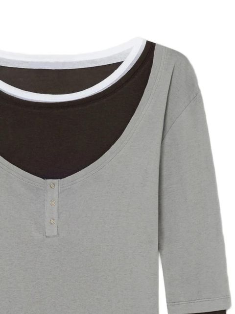 Gimaguas Gemma long-sleeve button mini dress - Grey - zdjęcie produktu nr 2