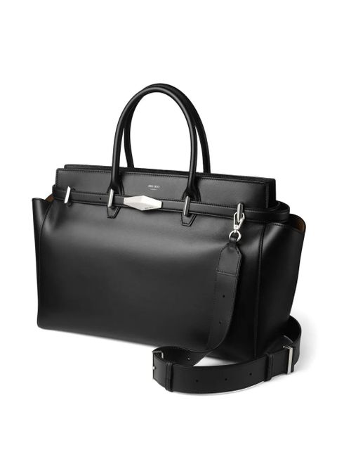 Jimmy Choo medium Diamond Belted tote bag - Black