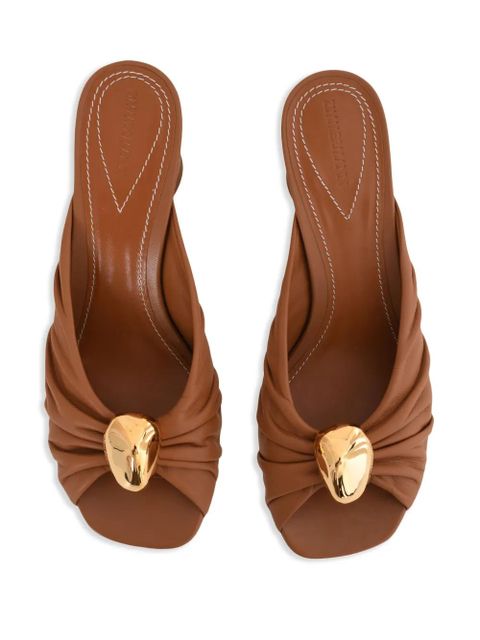 ZIMMERMANN 65mm Gleam mules - Brown