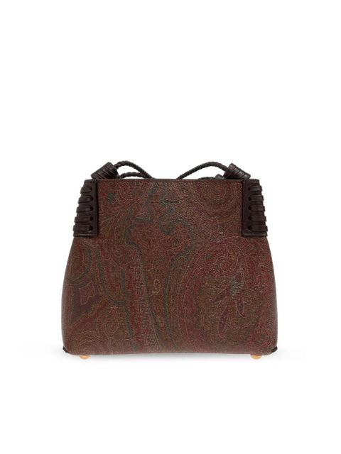 ETRO small Paisley Libra tote bag - Brown