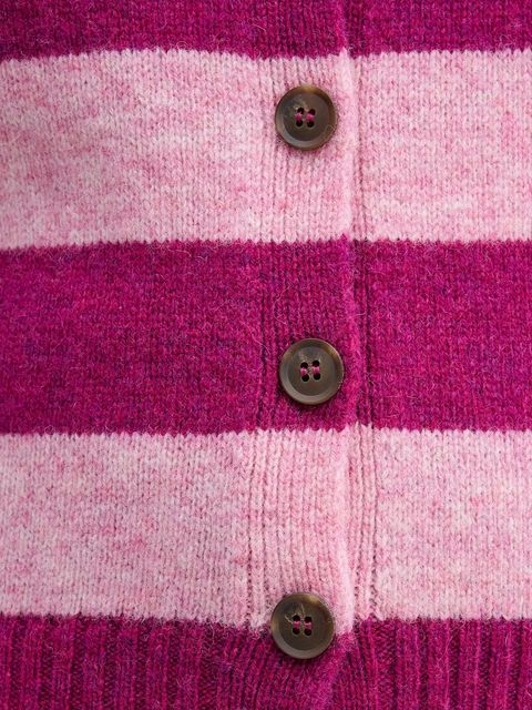 United Colors of Benetton kardigan wełniany kolor różowy lekki 103ME5014