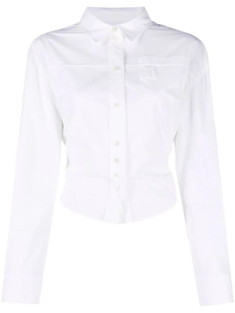 Jacquemus La chemise Aqua fitted shirt - White - zdjęcie produktu nr 1