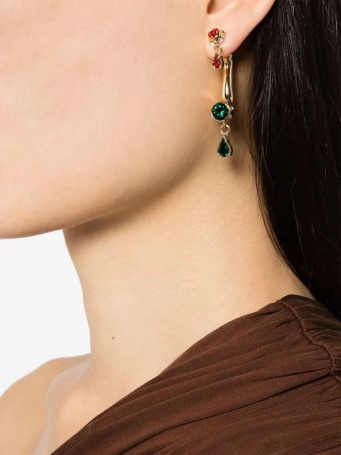 Rabanne crystal-embellished drop earring - Gold - zdjęcie produktu nr 2